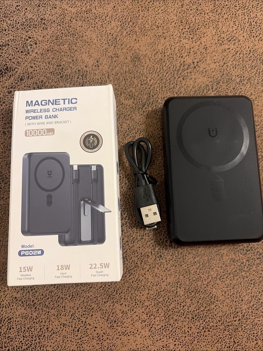 Magnetic Portable Charger Power Bank: 10000mAh Magnetic Battery Pack Cell
